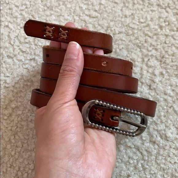 Accessories - *4/$24* Skinny brown belt